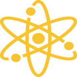 atom laboratory science icon 1