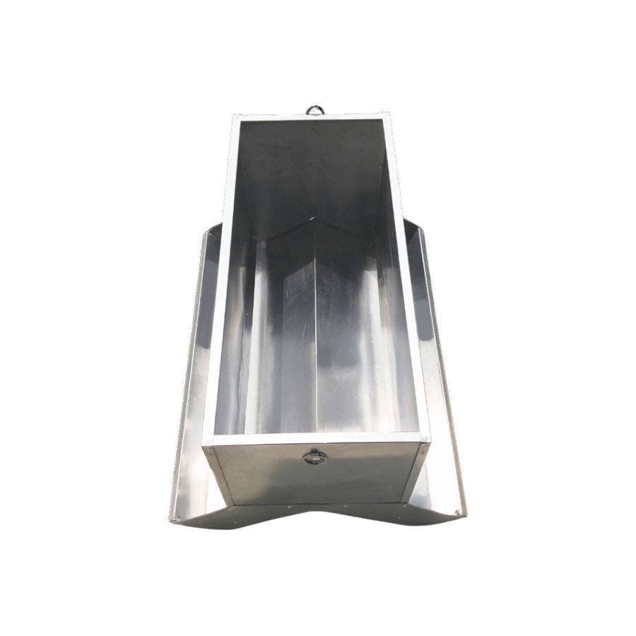 Máng vịt hộp inox