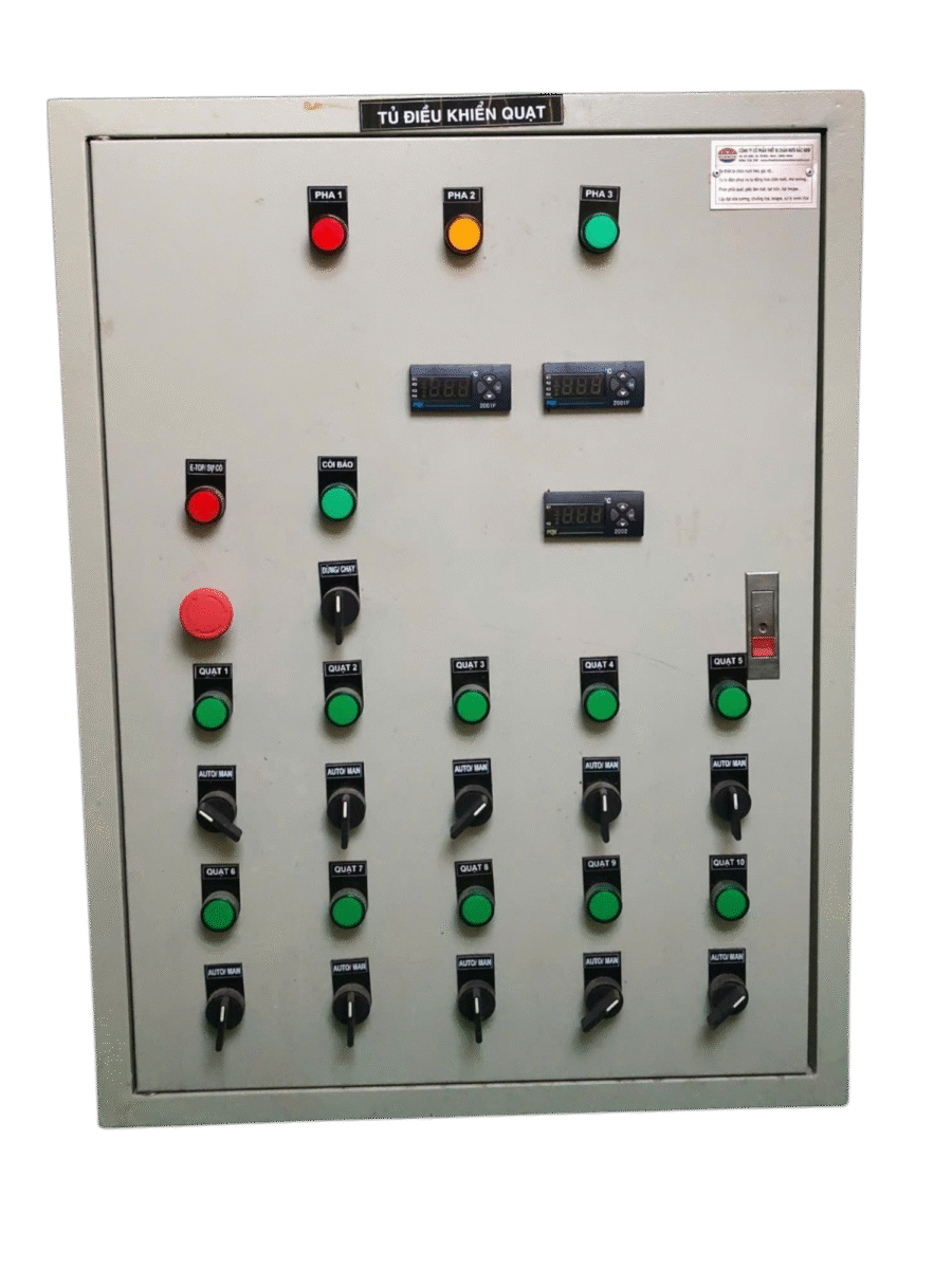 Tủ điện 10 quạt