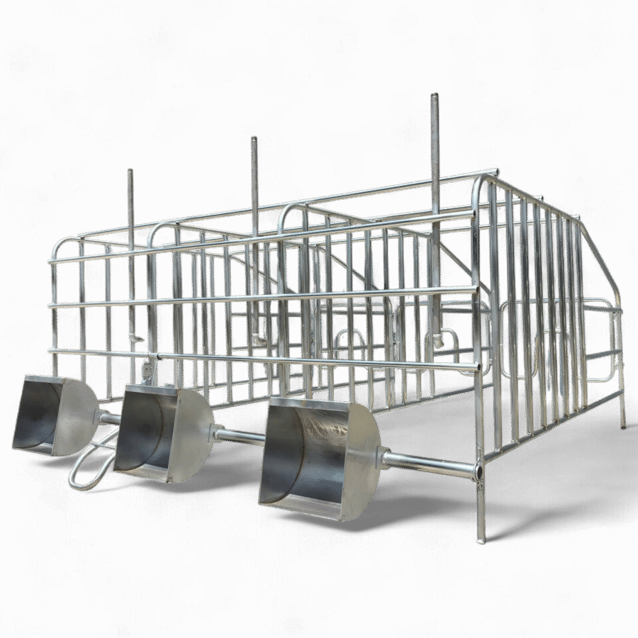 Chuồng heo bầu inox